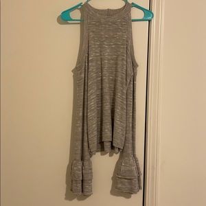 Open shoulder sweater